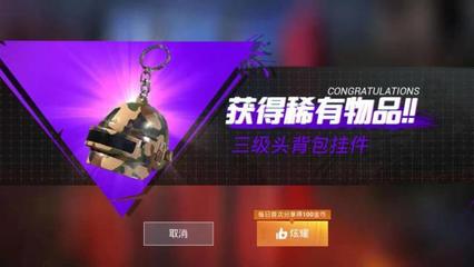 和平精英怎么有背包挂饰