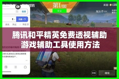 和平精英免费辅助app怎么下载（和平精英免费辅助安全性评测）