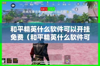 和平精英怎么样开挂 软件